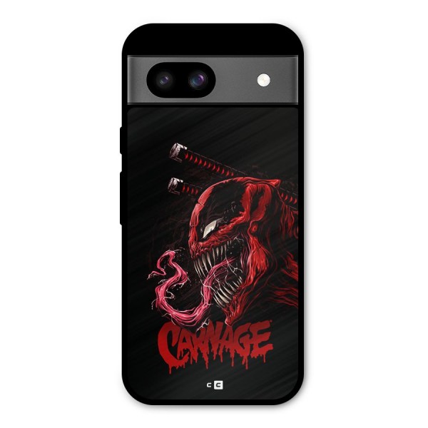 Hybrid Carnage Metal Back Case for Google Pixel 8a