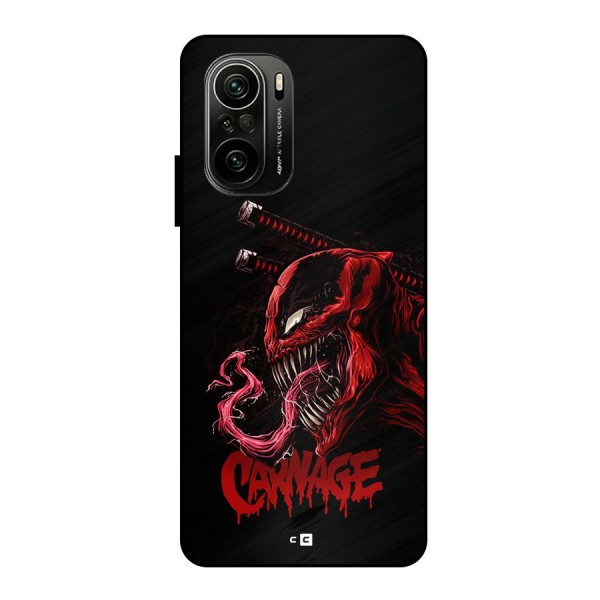 Hybrid Carnage Metal Back Case for Mi 11x