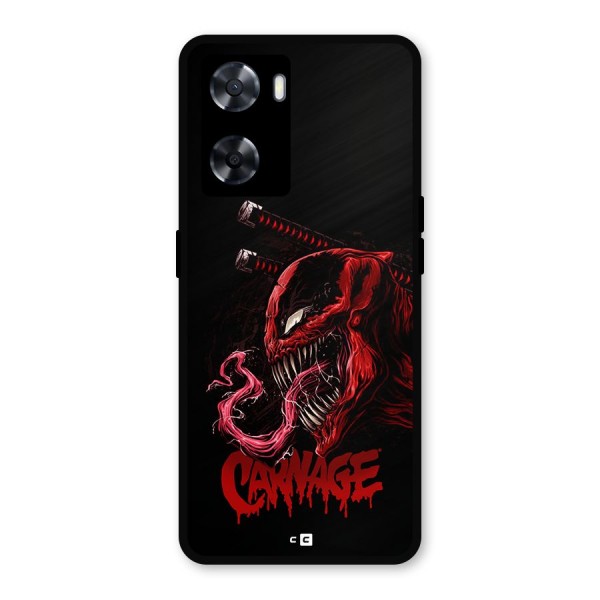 Hybrid Carnage Metal Back Case for Oppo A77