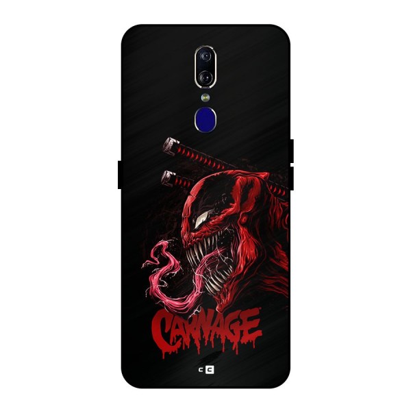 Hybrid Carnage Metal Back Case for Oppo F11