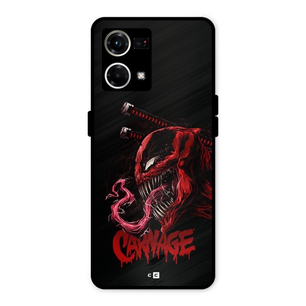 Hybrid Carnage Metal Back Case for Oppo F21 Pro 4G