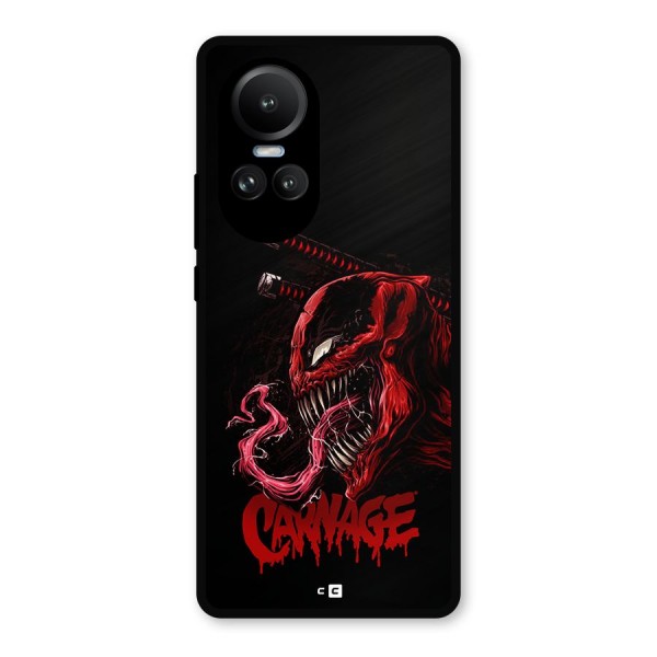 Hybrid Carnage Metal Back Case for Oppo Reno10 Pro