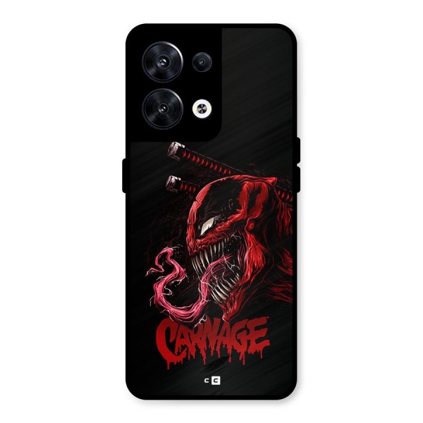 Hybrid Carnage Metal Back Case for Oppo Reno8 5G