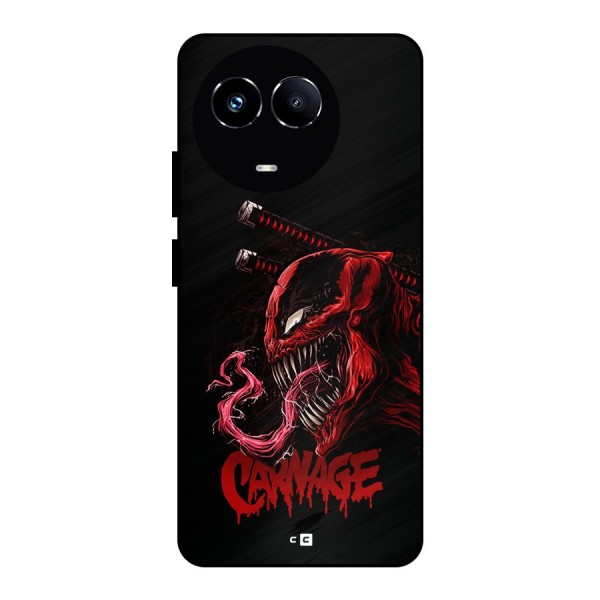 Hybrid Carnage Metal Back Case for Realme 11X