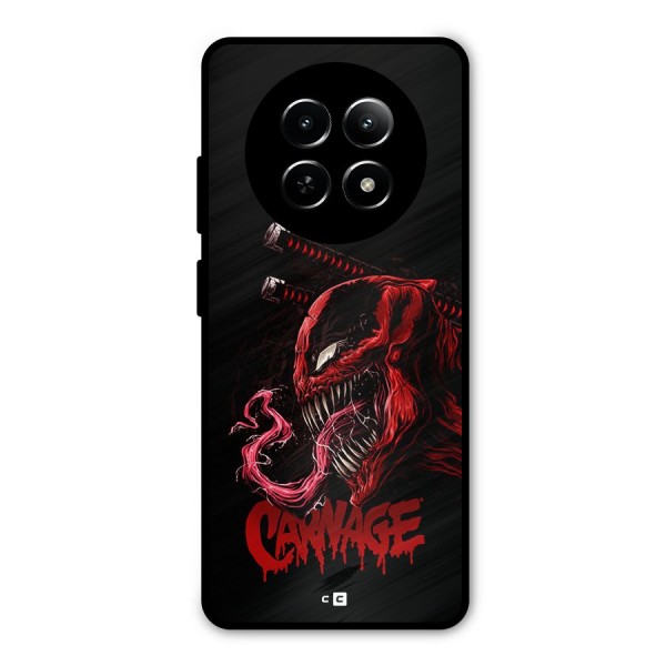 Hybrid Carnage Metal Back Case for Realme 12 5G