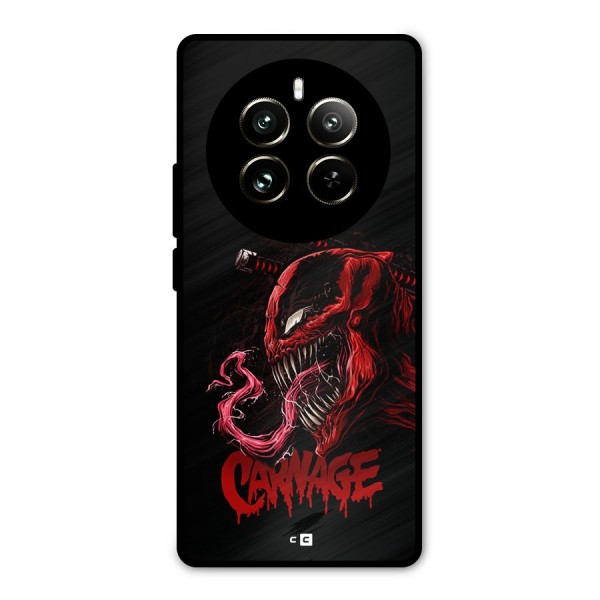 Hybrid Carnage Metal Back Case for Realme 12 Pro