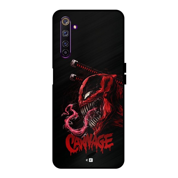 Hybrid Carnage Metal Back Case for Realme 6 Pro