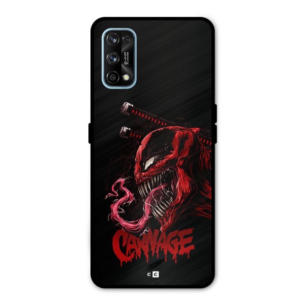 Hybrid Carnage Metal Back Case for Realme 7 Pro