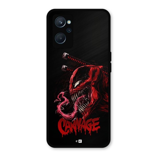 Hybrid Carnage Metal Back Case for Realme 9i