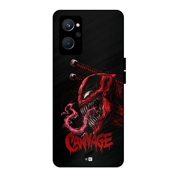 Hybrid Carnage Metal Back Case for Realme 9i 5G