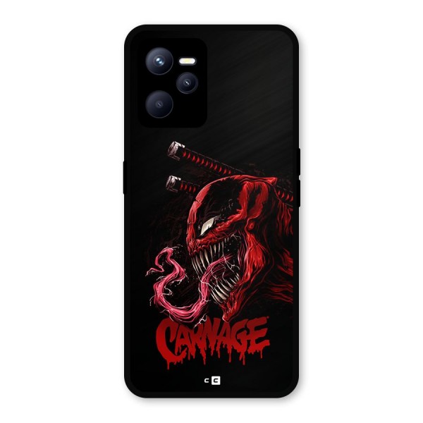 Hybrid Carnage Metal Back Case for Realme C35