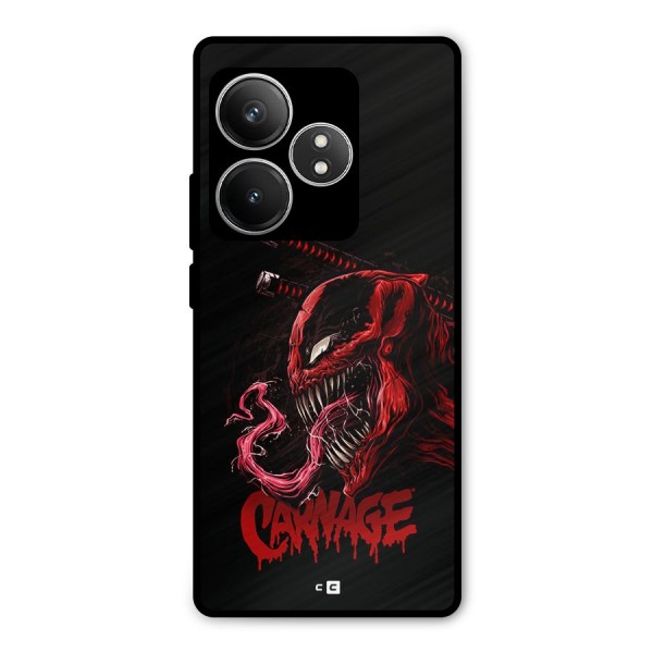 Hybrid Carnage Metal Back Case for Realme GT 6T