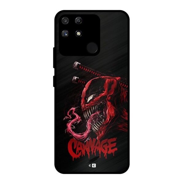 Hybrid Carnage Metal Back Case for Realme Narzo 50A