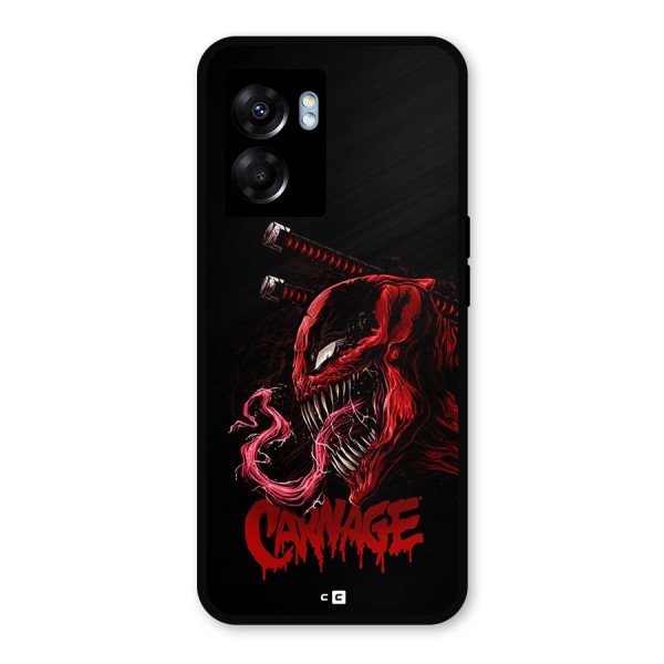 Hybrid Carnage Metal Back Case for Realme Narzo 50 5G