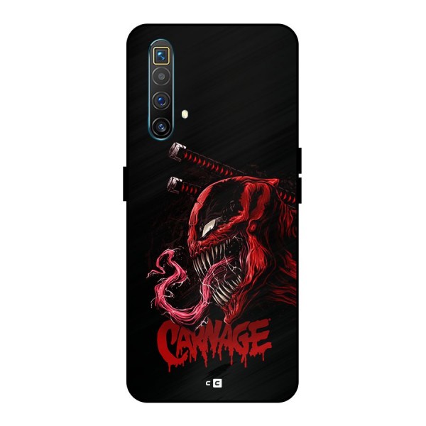 Hybrid Carnage Metal Back Case for Realme X3