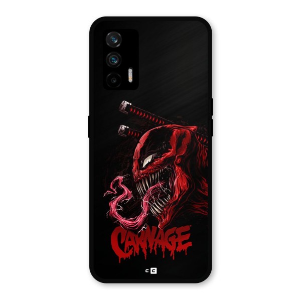 Hybrid Carnage Metal Back Case for Realme X7 Max