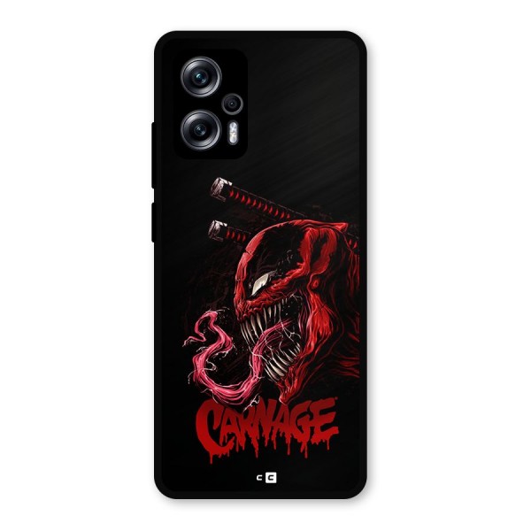 Hybrid Carnage Metal Back Case for Redmi K50i