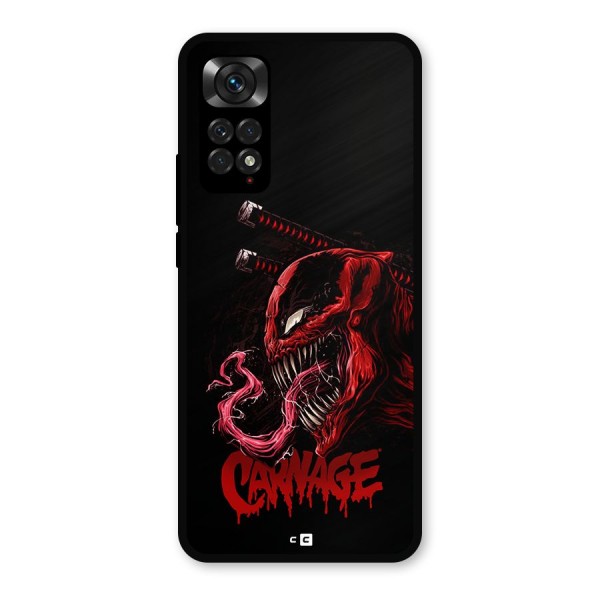 Hybrid Carnage Metal Back Case for Redmi Note 11