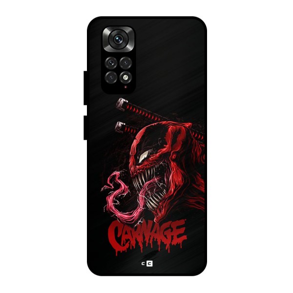 Hybrid Carnage Metal Back Case for Redmi Note 11 Pro