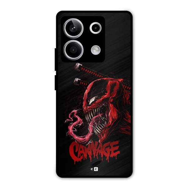 Hybrid Carnage Metal Back Case for Redmi Note 13 5G