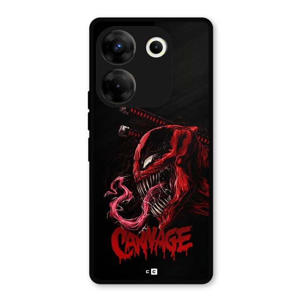 Hybrid Carnage Metal Back Case for Tecno Camon 20 Pro