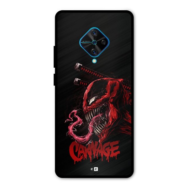 Hybrid Carnage Metal Back Case for Vivo S1 Pro