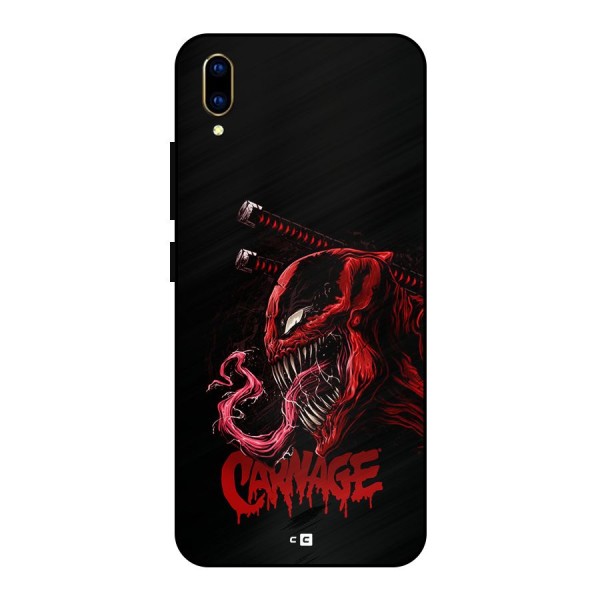 Hybrid Carnage Metal Back Case for Vivo V11 Pro