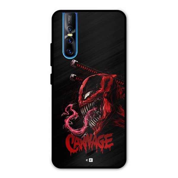 Hybrid Carnage Metal Back Case for Vivo V15 Pro