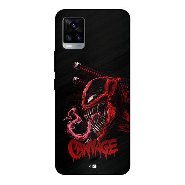 Hybrid Carnage Metal Back Case for Vivo V20