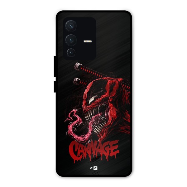 Hybrid Carnage Metal Back Case for Vivo V23 Pro