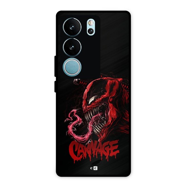 Hybrid Carnage Metal Back Case for Vivo V29 Pro