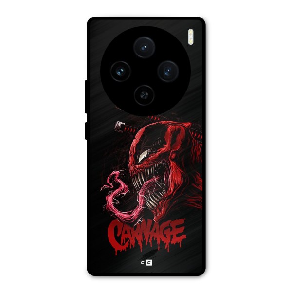 Hybrid Carnage Metal Back Case for Vivo X100