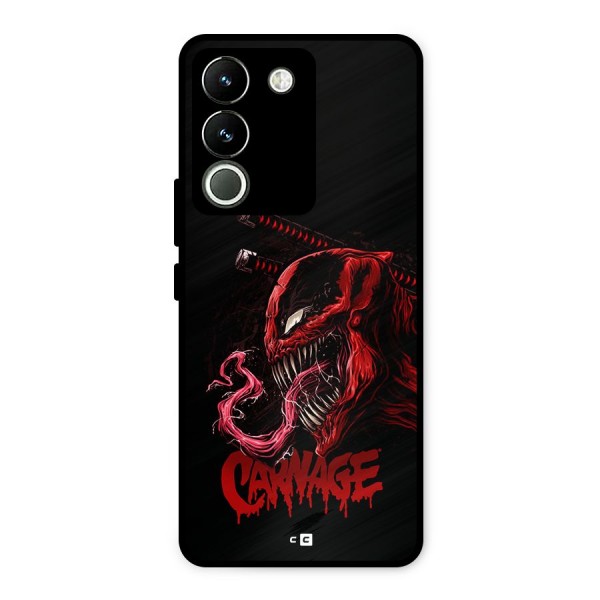 Hybrid Carnage Metal Back Case for Vivo Y200