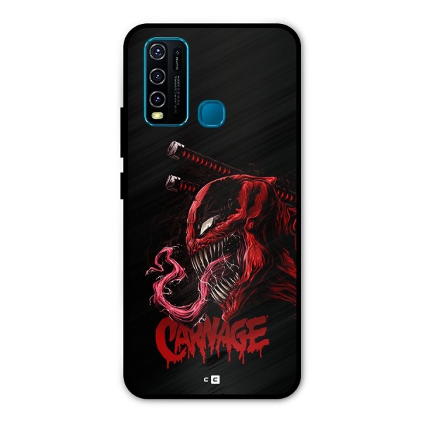 Hybrid Carnage Metal Back Case for Vivo Y50