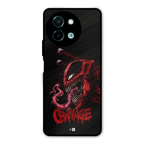 Hybrid Carnage Metal Back Case for Vivo Y58