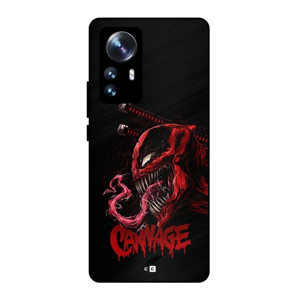 Hybrid Carnage Metal Back Case for Xiaomi 12 Pro