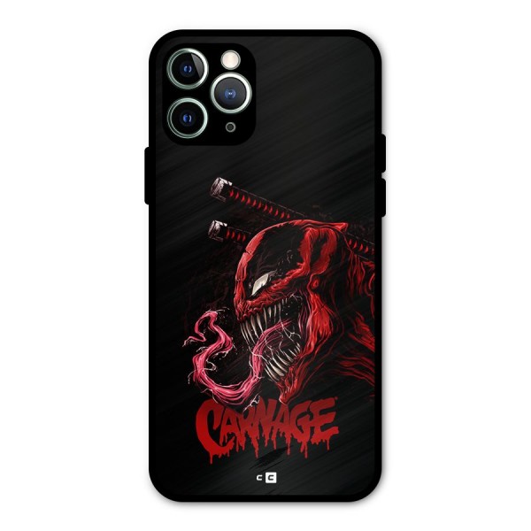 Hybrid Carnage Metal Back Case for iPhone 11 Pro Max