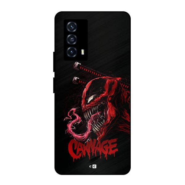 Hybrid Carnage Metal Back Case for iQOO Z5