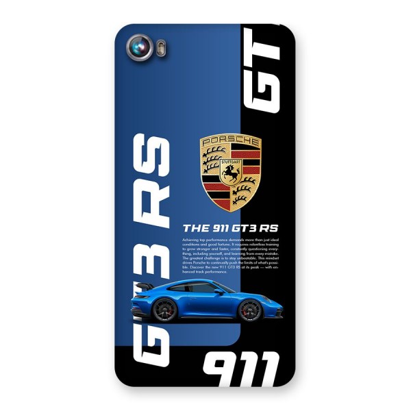 Hyper Car Back Case for Canvas Fire 4 (A107)