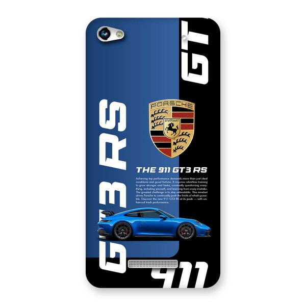 Hyper Car Back Case for Canvas Hue 2 A316