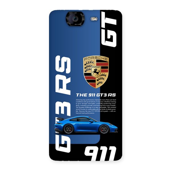 Hyper Car Back Case for Canvas Knight A350