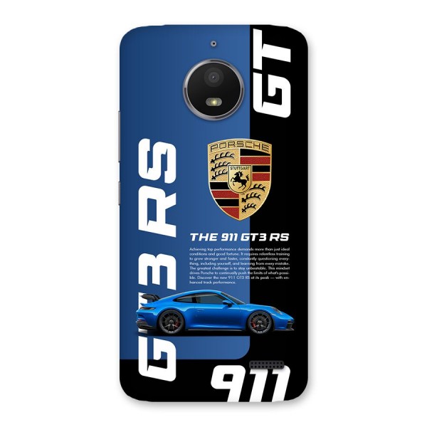 Hyper Car Back Case for Moto E4