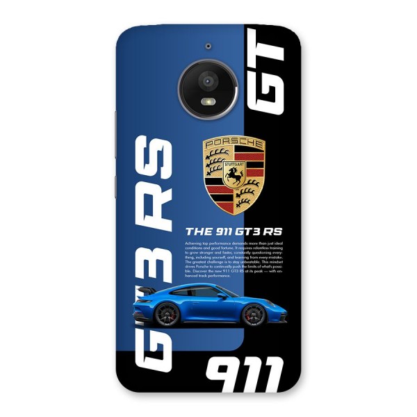 Hyper Car Back Case for Moto E4 Plus