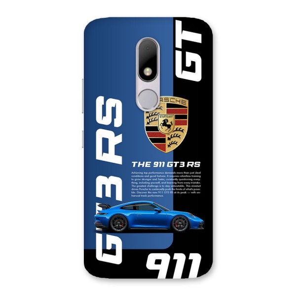 Hyper Car Back Case for Moto M