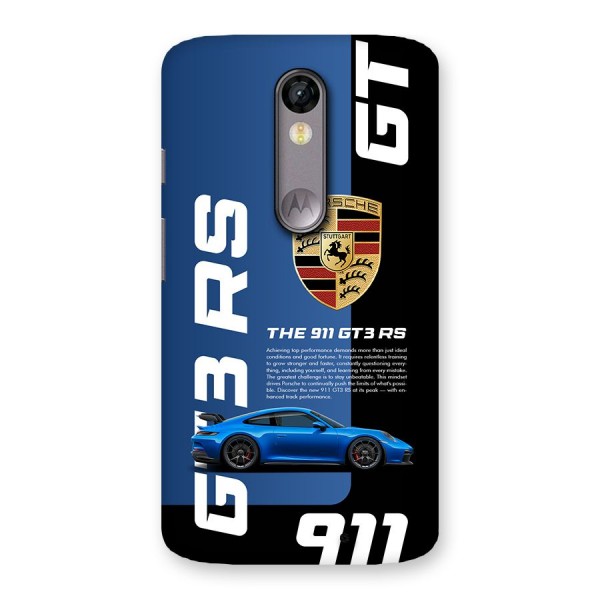 Hyper Car Back Case for Moto X Force