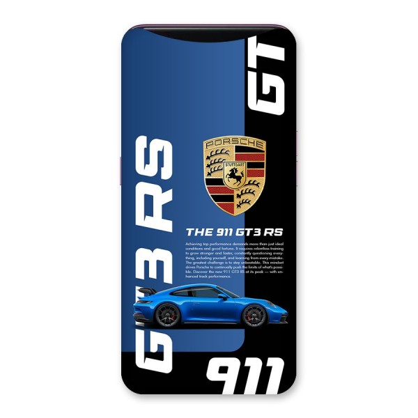 Hyper Car Back Case for Oppo Find X