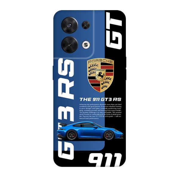 Hyper Car Back Case for Oppo Reno8 5G