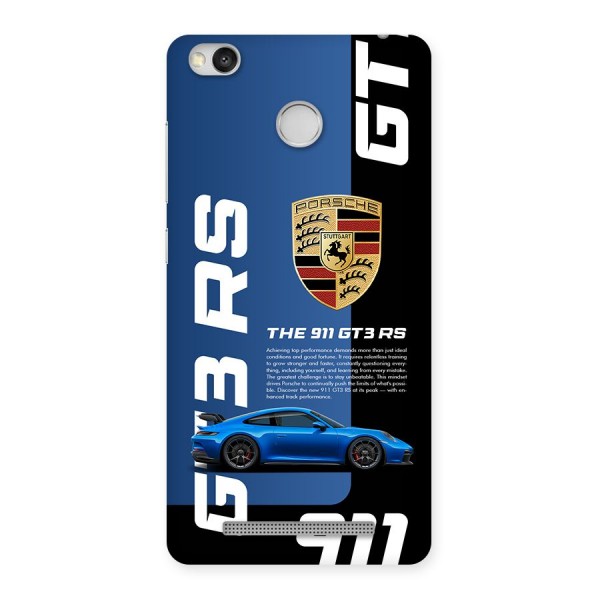 Hyper Car Back Case for Redmi 3S Prime