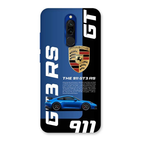 Hyper Car Back Case for Redmi 8