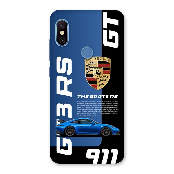 Hyper Car Back Case for Redmi Note 6 Pro